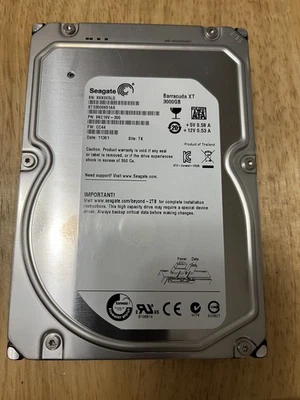 Seagate ST33000651AS Barracuda XT 3.5 Inch 3TB 7200RPM SATA Hard Drive (6GB/s) - Image 1 of 2
