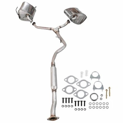 Fit Subaru Impreza 08-11 / Forester 09-13 Resonator Pipe Muffler Exhaust System Foto 1 de 4