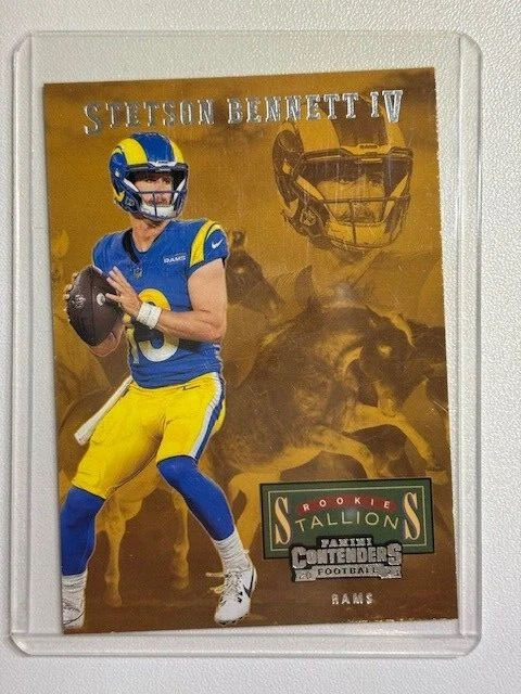 2023 Contenders Football Stetson Bennett IV Rookie Stallions no.4 - Image 1 of 2