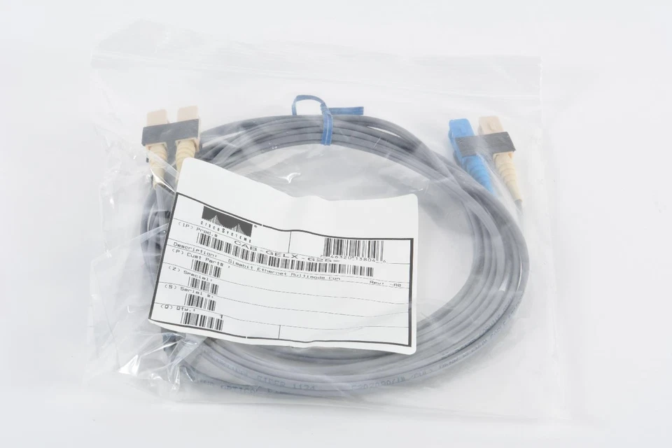 Cisco CAB-GELX-625 Gigabit Ethernet Multimode Optical Fiber Cable Approx 9.84FT - Image 1 of 1