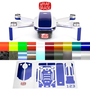 WRAPGRADE Skin Wrap for DJI Mini 2 Drone Accessory / Accent Color - Picture 1 of 84