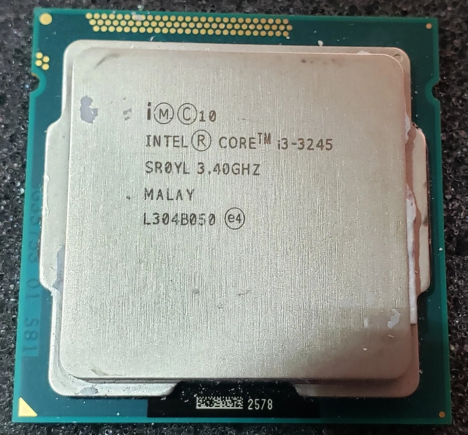 Intel Core i3-3245 SR0YL 3.40GHz 3M Dual-Core  LGA1155 (LOT OF 3) - Image 1 of 1