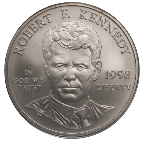 1998 -S Kennedy BU Commemorative 90% Silver Dollar US Coin Cover