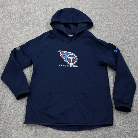 Tennessee Titans Hoodie Boys Medium Sweatshirt Sweater Under Armour Youth Kids Cover