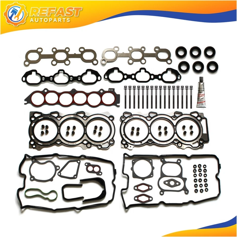 Engine Head Gasket Set Bolts For Nissan Altima 2002-2008 3.5L 3498CC V6 DOHC Foto 1 de 1