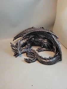 Sleeping DRAGON Somasaurus Gothic FANTASY COLLECTIBLE Home Decor DWK 11" - Picture 1 of 6