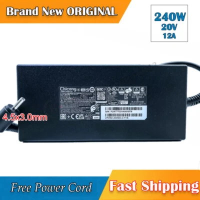 Genuine 20V 240W AC Adapter Charger For Gigabyte Aorus 17 KE5 XE4 XE5 YE4 YE5 - Image 1 of 4