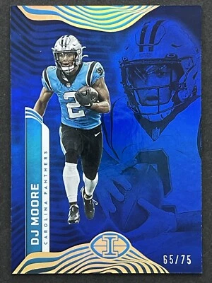 2022 Panini Illusions DJ Moore Trophy Collection Blue /75 #13 Chicago Bears - Image 1 of 2