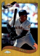 2002 Topps Chrome Gold Refractors - Pick Your Card