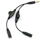 3.5 mm Speaker and Headphone Splitter Cable Stereo Male to Female Adapter