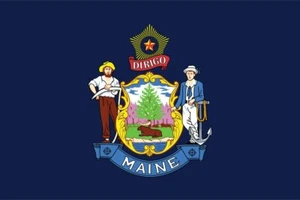 MAINE 3x5ft STAATSFLAGGE wetterfest US-Verkäufer Super Polyester  - Bild 1 von 3