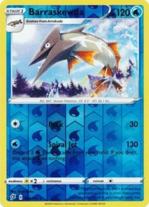 x1 Barraskewda - 053/192 - Rare - Reverse Holo Pokemon SS02 Rebel Clash M/NM - Picture 1 of 1