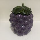 Vtg Rare 1960s Metlox PoppyTrail Grape Cluster Cookie Jar Container Canister MCM