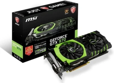 Tarjeta de gráficos MSI GeForce GTX 970 4 GB OC (GAMING 100ME edición limitada) Foto 1 de 4