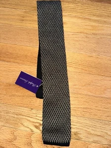 NWT $235.00 Ralph Lauren Purple Label Hand Made In Italy Cotton / Cashmere Tie - Picture 1 of 5