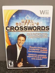 Merv Griffin's Crosswords (Nintendo Wii, 2008) Livraison canadienne gratuite 