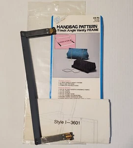 Borsa a mano frizione ghee's motivo da cucire & borsa dritta 11" telaio #3601 '90 non tagliata - Foto 1 di 2