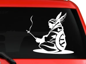 Indianer Indianer Häuptling Gesang religiös spirituell Auto Aufkleber 6" - Bild 1 von 1