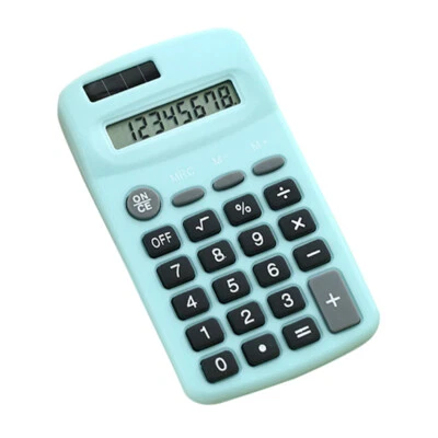 Cute Calculator 8 Digits Display Solar &  Dual  Portable Q2P3 - Image 1 of 4