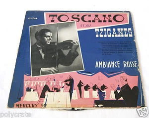 Disque Vinyle 33 tours LP Album Toscano et ses Tziganes n° 7014 Ambiance russe - Imagen 1 de 1