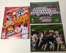 2007 Boston Red Sox World Champions 8x10 Photos & Official World Series Program