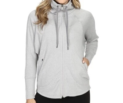 Merrell Jacket Women’s Gray Swallowtail Full Zip Fleece Size XSmall Reflective - Image 1 of 4