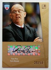 2013-14 KHL Gold Collection Coach's Autograph #COA-012 Tom Rowe 29/50
