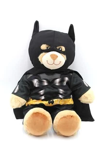 Build A Bear Workshop 17" Plush Bear Wearing Batman Costume Outfit w/ Cape Mask - Picture 1 of 9