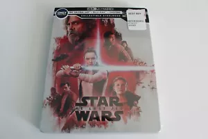Star Wars: The Last Jedi Steelbook Blu-ray 4K HD Digital NEW Episode 8 Best Buy - Picture 1 of 3