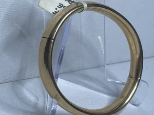 JFSS Antique Gold Filled Gold Toned Bangle Bracelet 12 Grams Pat 1905 Vintage GF - Picture 1 of 9