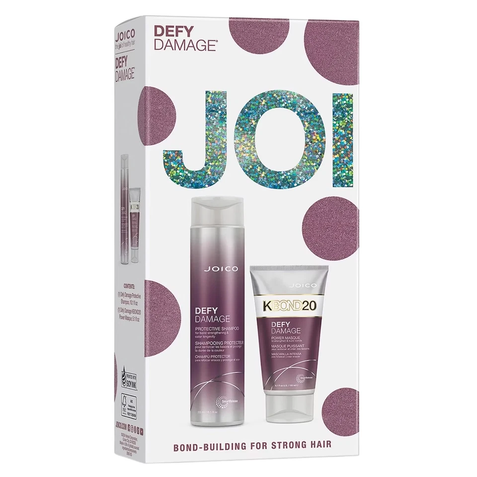 Joico защитный шампунь DEFY DAMAGE 10,1 унции и мощная маска KBOND20 5,1 унции - Изображение 1 из 1