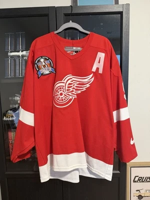 CAMISETA NIKE VINTAGE RARA SERGEI FEDOROV DETROIT RED WINGS 1998 COPA STANLEY GRANDE Foto 1 de 4