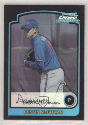 2003 Bowman Draft Chrome Refractor Dustin McGowan #BDP110 Rookie RC - Image 1 of 2