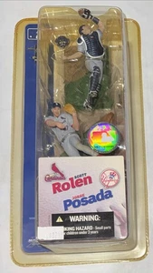 MLB 2004 McFarlane Two 3" Action Figuren Yankees Jorge Posada Cardinals Rolen - Bild 1 von 2