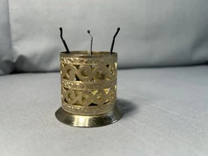 Accesorio de tocador con soporte de pasador Bobby vintage tiene algo de desgaste - Imagen 1 de 11