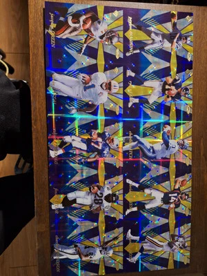 1998 Collector's Edge Masters - Rookie Masters Uncut Sheet 1342/2500 (RC) - Mint - Image 1 of 2