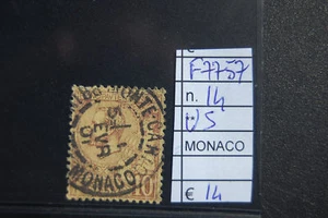 FRANCOBOLLI MONACO USATI N°14 (F7757) - Picture 1 of 1