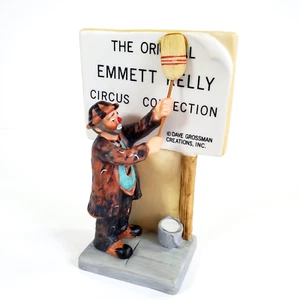 Vtg '89 'The Original Emmett Kelly Circus Collection' Broom Clown Grossman DGC - Picture 1 of 10