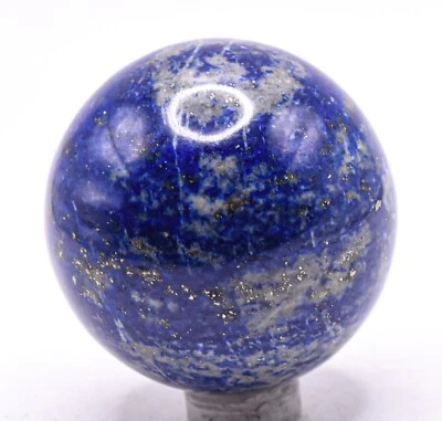 47mm Bleu Lapis Lazuli Sphère Poli Naturel Pierre Gemme Minérale Balle Babouches - Photo 1/4