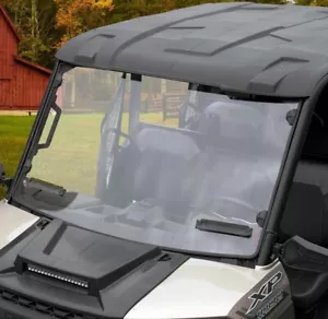 Front Full Windshield for 2017-2024 Polaris Ranger XP 1000 / XP 1000 Crew / Rang - Picture 1 of 3
