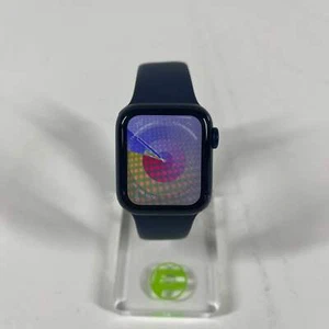 Unlocked Apple Watch Series 6 40MM Black Aluminum Denim Sport Band M02R3LL/A - Zdjęcie 1 z 4
