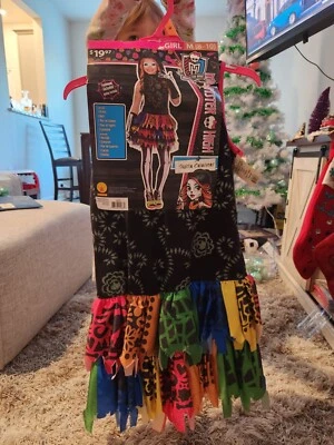 Child Halloween Costume SKELITA CALAVERAS Monster High Medium - 8-10 Rubies NWT - Image 1 of 4
