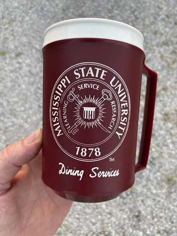 RARE VINTAGE MISSISSIPPI STATE MSU DINING SERVICES ALADDIN CUP MUG OLD KEY LOGO Cover