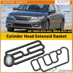 Cylinder Head Solenoid Gasket VTEC For 2008-2016 Honda Odyssey 3.5L 15815R70A01 - Picture 1 of 9