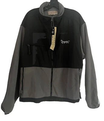 Full Zip Black & Gray Fleece Colorado Timberline Sz Large New Tags. - Image 1 of 4