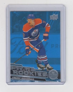 23/24 UD Star Rookies Edmonton Oilers Vincent Desharnais Blue Rookie RC #17 - Bild 1 von 2