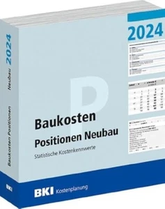 BKI Baukosten Positionen Neubau 2024 - Teil 3 | Architektenkammern - Bild 1 von 1