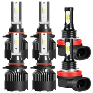 For Ford Explorer 2011-2015 6x LED Headlight Hi/Lo + Fog Light Bulb Combo Kit M8 - Bild 1 von 17