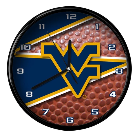 West Virginia Mountaineers 12'' Football Clock Cover
