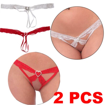 Love N Tanga de Encaje Sexy Tanga Panty Mujer Lencería Ropa Interior Entrepierna T-back Foto 1 de 4